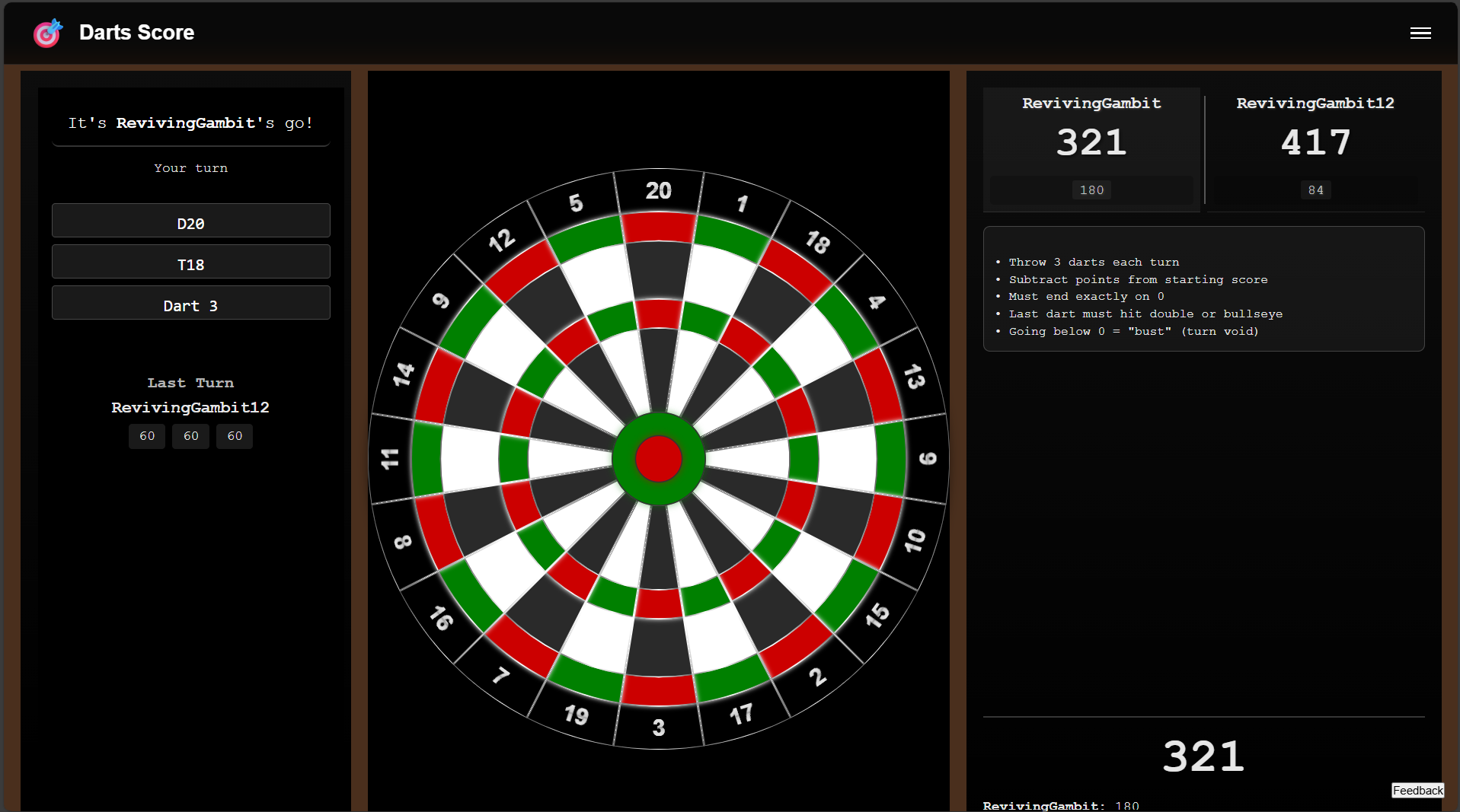 501 In‑Game (Desktop)